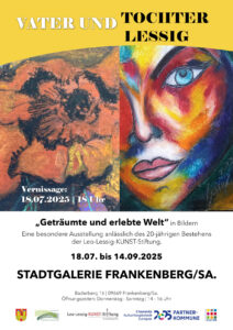 Vater und Tochter Lessig laden zur Ausstellung ein