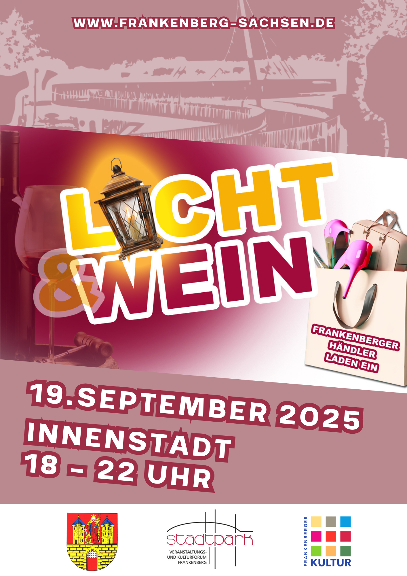 Plakat Licht & Wein am 19.09.2025