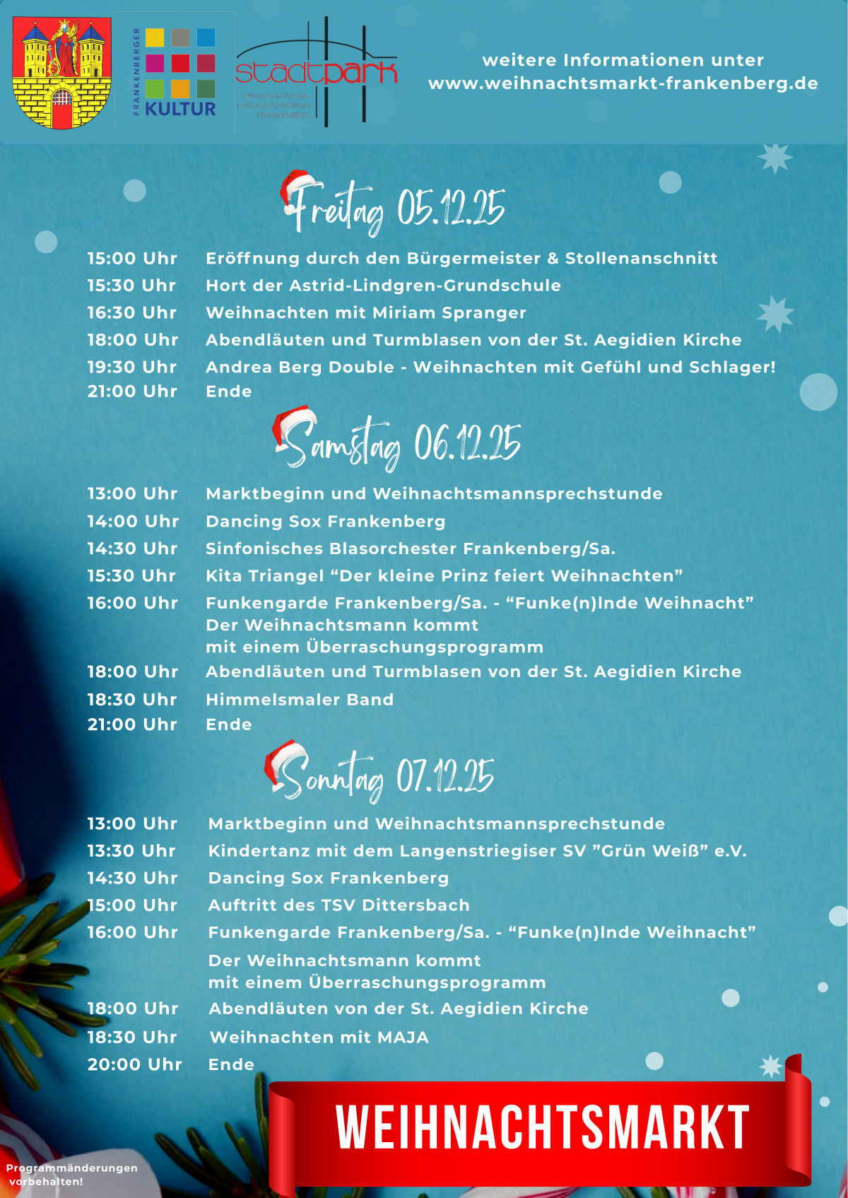 251111_programm_weihnachtsmarkt_2025 Programm Weihnachtsmarkt 2025
