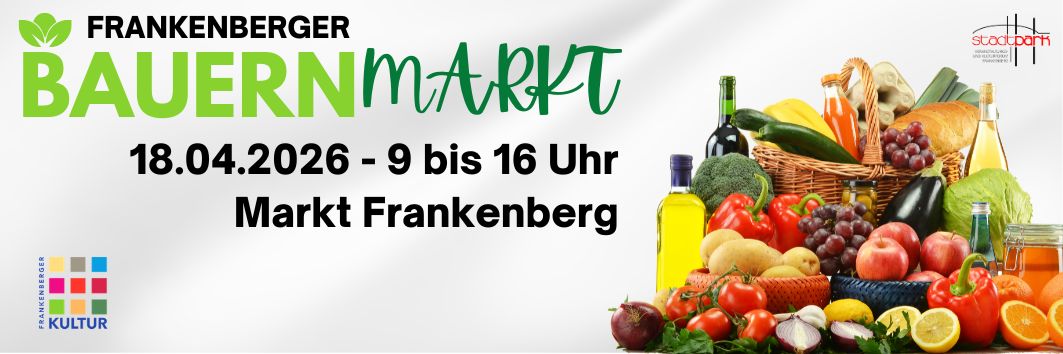 Frankenberger Bauernmarkt am 18.04.2026