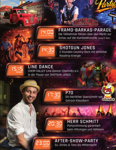 Stadtfest Frankenberg Programmplan Marktplatz Samstag 13.06.2026