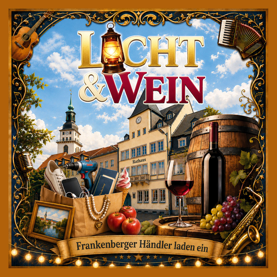 bierdeckel-LuW-hell Plakat Licht & Wein am 19.09.2025